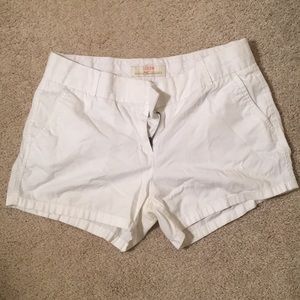 J. Crew White Shorts